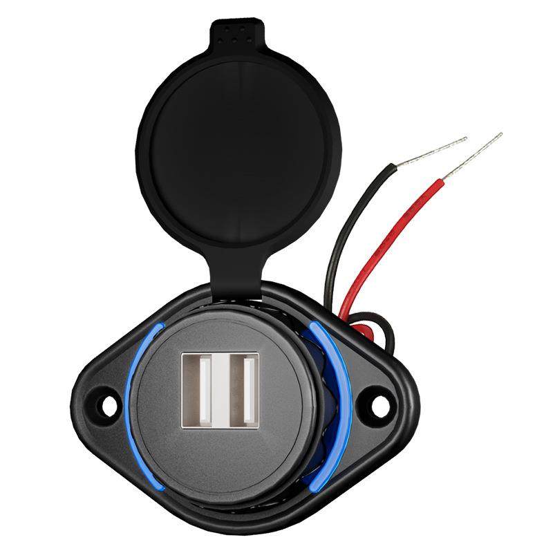 车充双USB 12V24V巴士船舶usb车充 双口防水车载手机充电器3.1A,汽车用品/电子/清洗/改装,车载充电器,淘宝优惠券,粉丝福利购,淘宝优惠卷