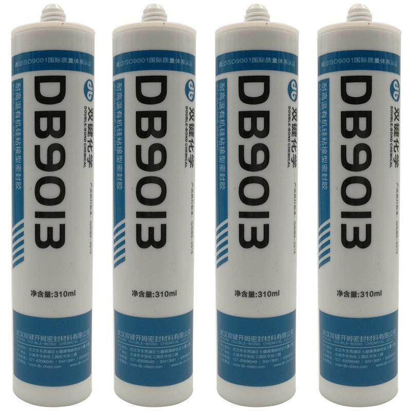 双键DB9013半流淌9013-1膏状耐高温有机硅粘接型密封胶310ml100ml