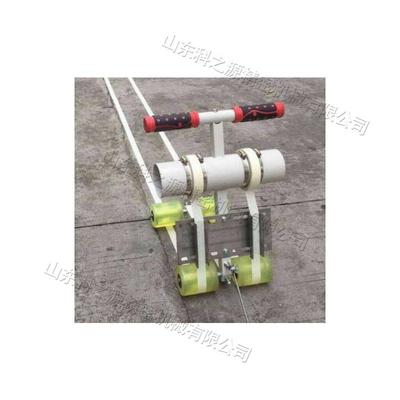 手推式环氧地坪贴带机 弧形圆形划线定边机塑胶球场停车位贴边机