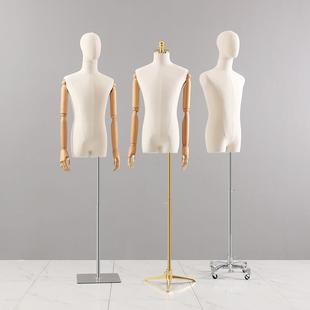 服装 人台橱窗展示架全身假人体模特架 店男模特道具男半身少男韩版