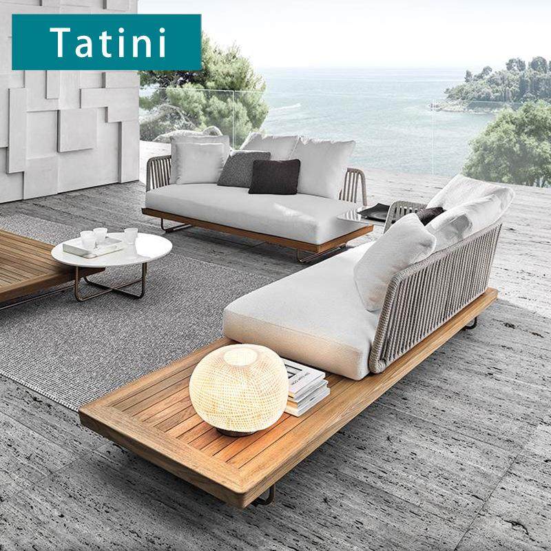 户外沙发组合酒店别墅度假村防水防晒木制家具庭院花园柚木沙发,住宅家具,户外沙发,淘宝优惠券,粉丝福利购,淘宝优惠卷