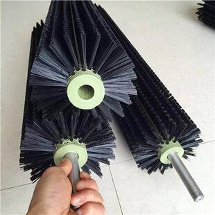 蔬菜水果清洗机尼龙防尘毛刷辊刷机械除尘耐磨辊刷抛光毛刷滚