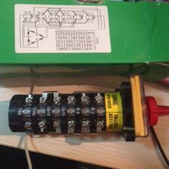 KANNIE关银触点转换开关铣床开关 六节八档正反转工厂直销工业级