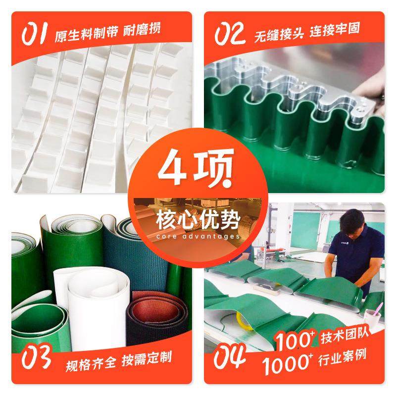 PVC输送带生产厂家防滑耐磨流水线轻型工业皮带传送带源头厂家,标准件/零部件/工业耗材,输送带/传送带,淘宝优惠券,粉丝福利购,淘宝优惠卷
