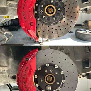 适用布雷博卡钳Brembo阿基波罗10活塞碳陶瓷刹车盘路虎刹车改装