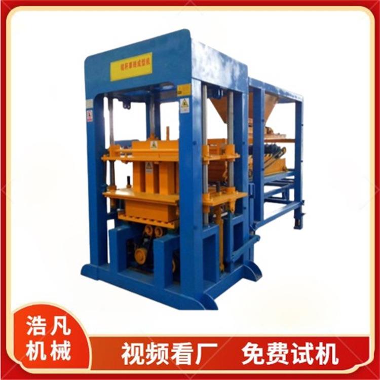 透水路沿石液压制砖机 六角护坡混凝土打砖机 连锁砌块成型机