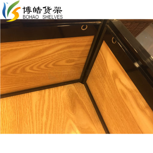 博皓超市水果货架 木制货架 便利店水果店货架展示架 促销台