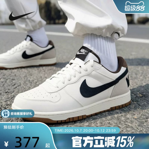Nike耐克男鞋Big Low Lux低帮板鞋休闲百搭轻便运动鞋854166-101