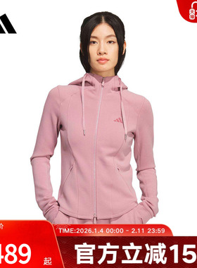 阿迪达斯 adidas新品2026春女针织夹克 KH2700