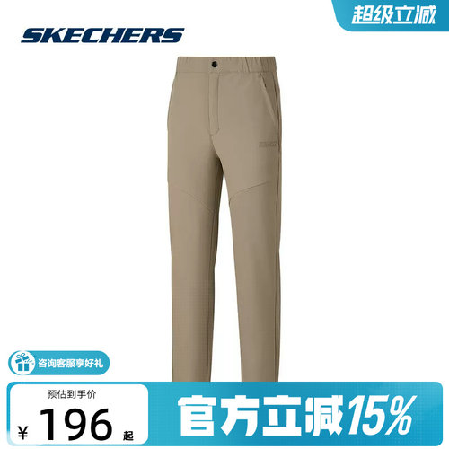 斯凯奇冬新款女户外运动休闲裤舒适裤子直筒裤P325W107/00YF