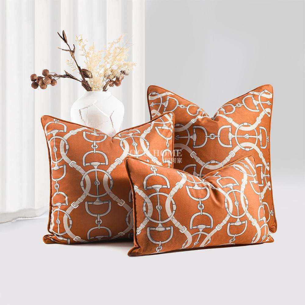 轻奢法式橙色抱枕软装客厅沙发靠垫床头家用大靠背办公室几何图案,鲜花速递/花卉仿真/绿植园艺,割草机/草坪机,淘宝优惠券,粉丝福利购,淘宝优惠卷