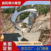 不锈钢抽象跳舞人雕塑双人舞大型不锈钢镜面人物摆件厂家制作