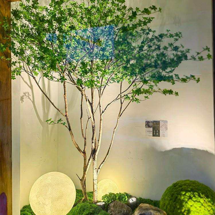 吊钟树 马醉木绿植盆栽仿生假树植物室内客厅造景装饰摆件