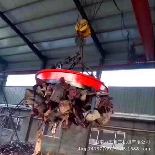 强磁电磁吸盘变频强力2吨防水防静电钢板废铁起重电磁铁厂家