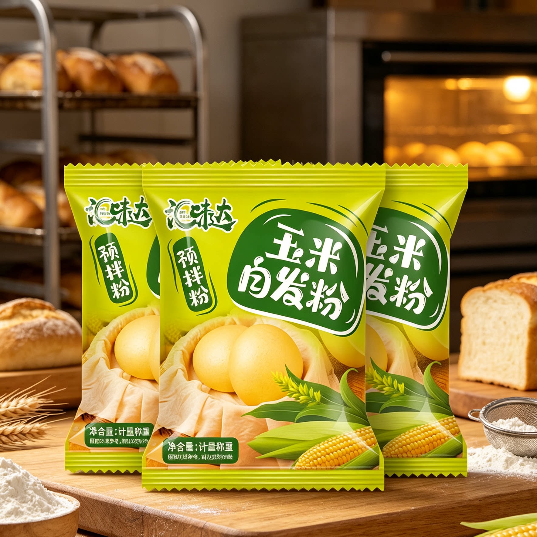玉米自发粉50g免发酵包