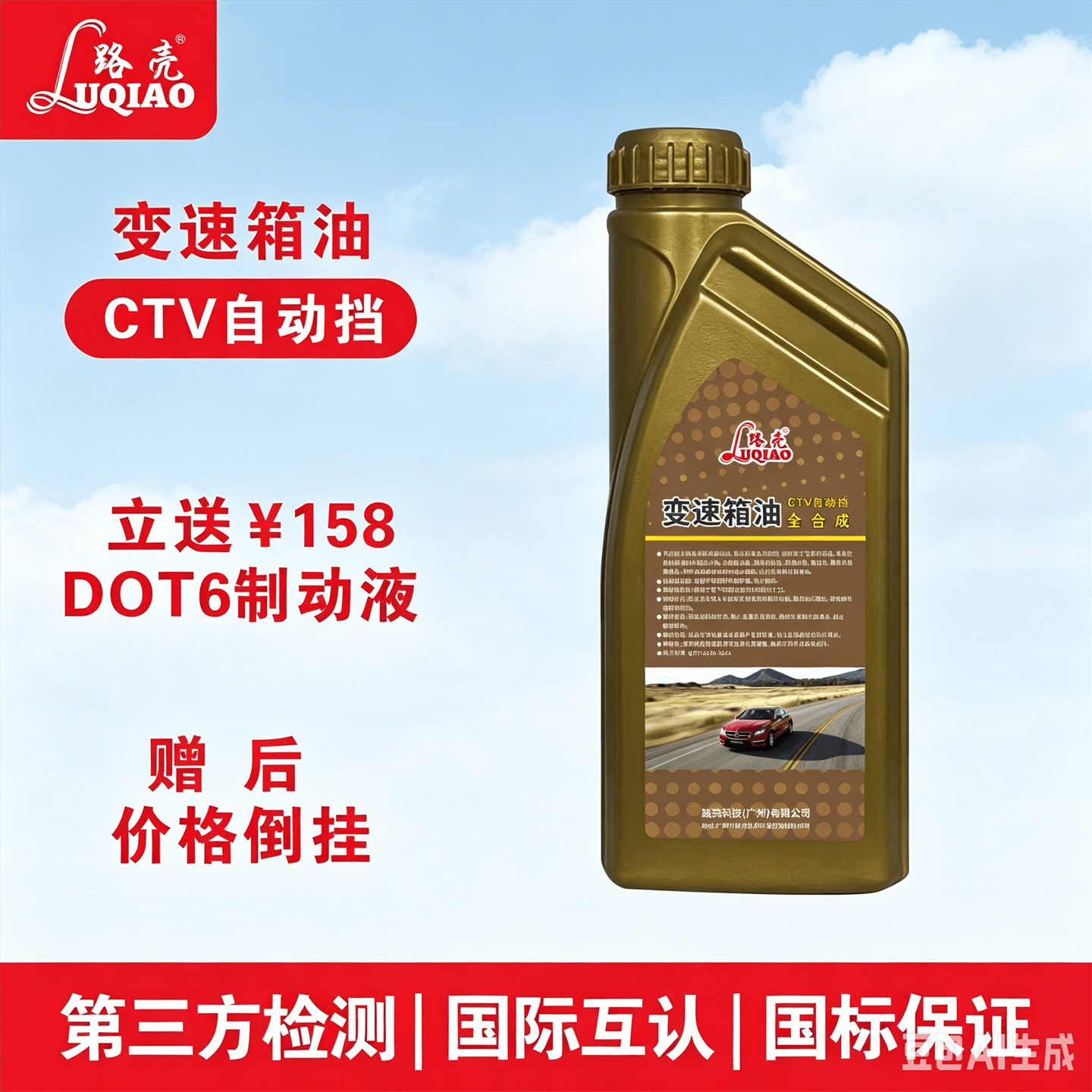 路壳全合成CVT无级变速器油