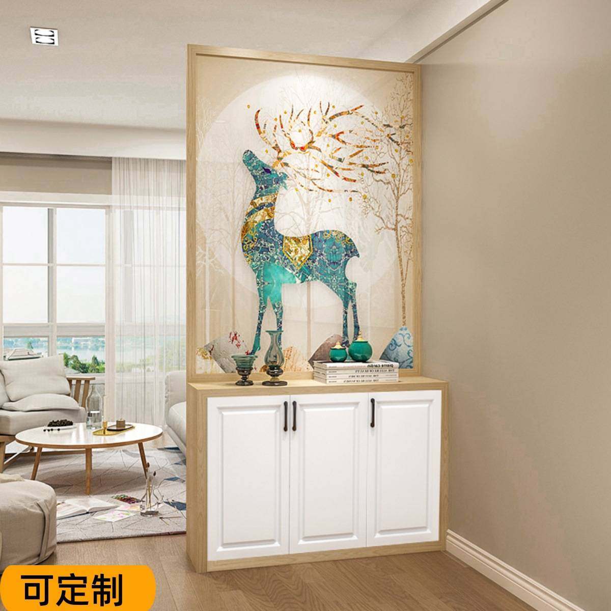 客厅屏风隔断柜入户正对门玄关柜进门玻璃间厅鞋柜双面现代新款,住宅家具,门厅/玄关柜/玄关架,淘宝优惠券,粉丝福利购,淘宝优惠卷