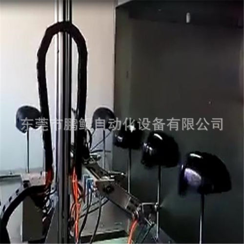厂家直销头盔三轴联动自动喷涂机 骑行头盔喷漆设备 喷油设备厂家
