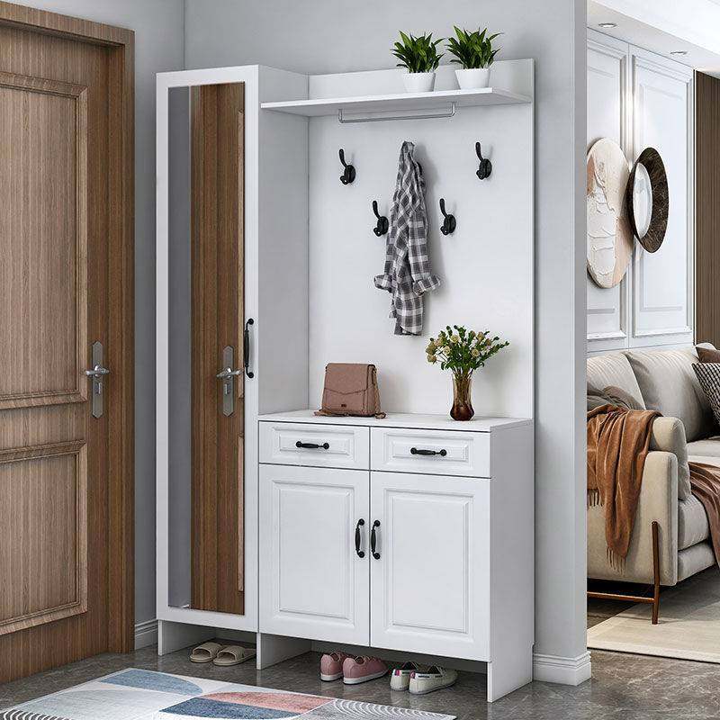 简约门厅柜鞋柜进门衣帽柜储物柜隔断大容量鞋架带穿衣镜衣柜玄关,住宅家具,鞋柜,淘宝优惠券,粉丝福利购,淘宝优惠卷