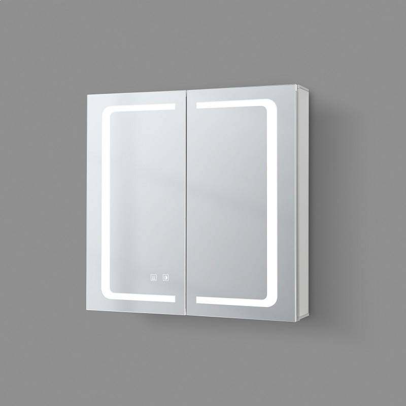 【源头工厂】欧美热销LED单门铝镜柜/定制尺寸浴室收纳轻奢,家装主材,浴室镜柜,淘宝优惠券,粉丝福利购,淘宝优惠卷