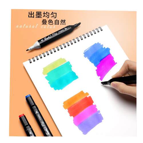 24/30/60/80 Color Art Markers Pen Set Double Headed Sketch