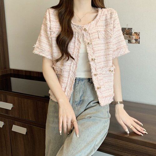 French Socialite Tweed Short  Style at Womens 2025 Elegant