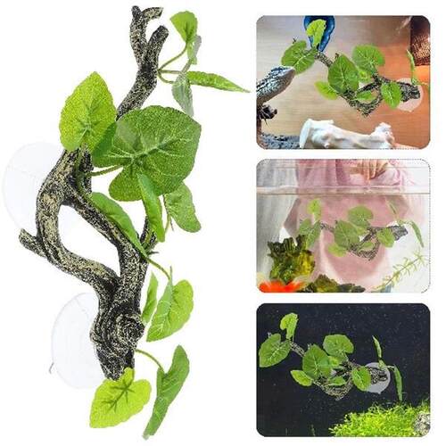 Terrarium Faux Plant Model Faux Plant Model Decor Reptile