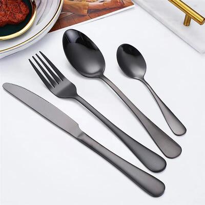 16Pcs Cutlery Set Stainless Steel Steak Cutlery Cutlery West