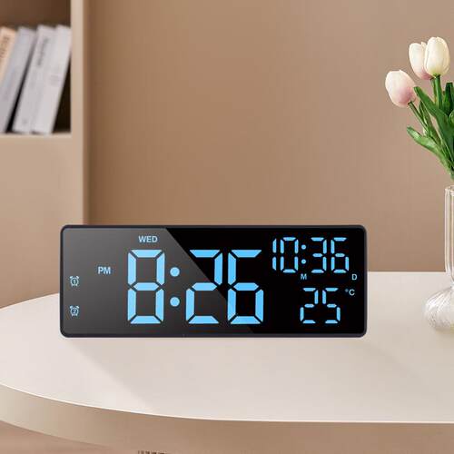 Home LC003 LED Digital Temperature Timer LED Clock Multi
