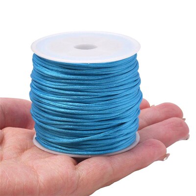 1.5mm Crafts Satn Rattal Cord Strng from Nylon for Chnese Kn