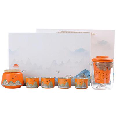 National潮 Portable Tea Set Gift Set, Company Year-End