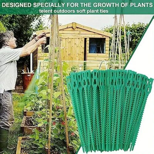 Reusable Garden Cable Ties Plant Vine ree Shrubs Support Fas