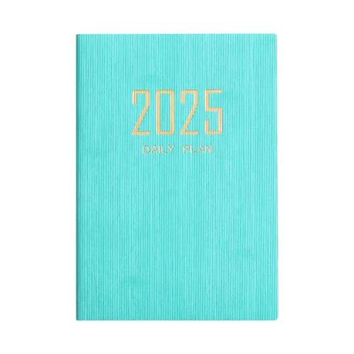 A5 2025 Agenda Book with Calendar English Daily Weekly Month