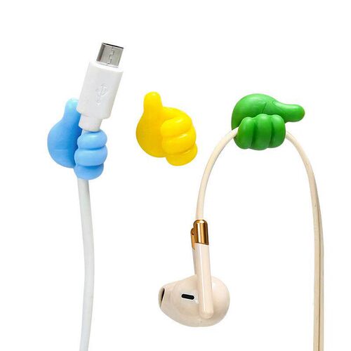 Thumb Hook Multi-Function Data Cable Fixer Wire Organizer wi