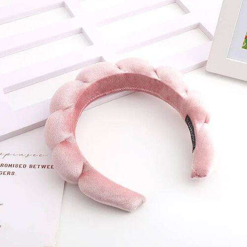 Velvet Hair Band High Skull Top Sponge Fried Dough Twists Hi
