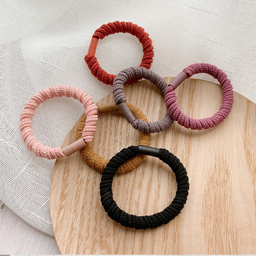 7 Style Girls Nylon High Elastic Hair Bands Children Ponytai