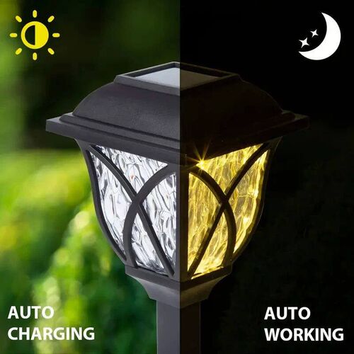 1-10 Pack Solar Yard Lights Bright Lawn Lights Outdoor Water