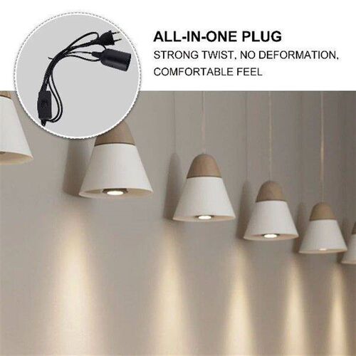 Power Cable E27 Lamp Holder with 303 Power Cord 18m