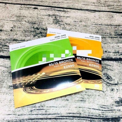 One Set Of 6 Strings Acoustic Guitar Strings EZ890 - EZ930