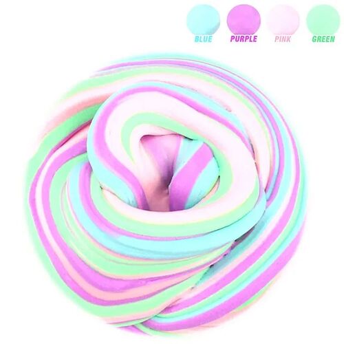 New Colorful Fluffy Foam Slime Clay Ball Supplies DIY Soft C