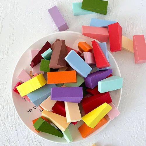 50PCS Makeup Sponge Puff For Face Not eating flour Wet Dry P