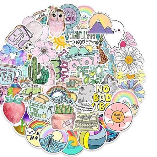 100pcs Vsco Girl Sticker Waterproof Skateboard Scrapbook