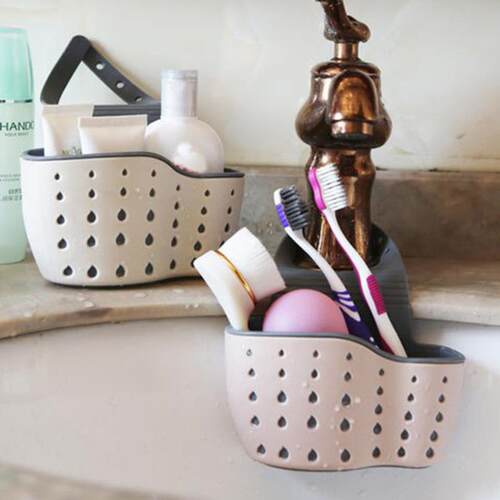 Kitchen Storage Drain Basket Soap Sponge Holder Kitchen Sink