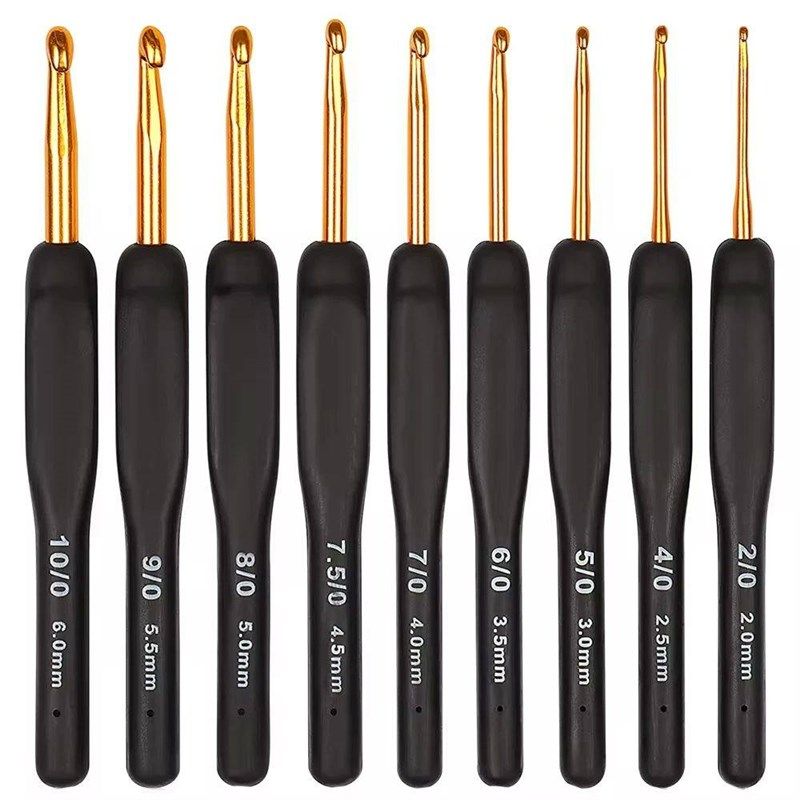 2.0-6.0mm Crochet Hook Set Ergonomic Soft Grips Knitting Hoo,居家布艺,针,淘宝优惠券,粉丝福利购,淘宝优惠卷