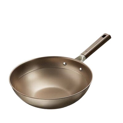 non stick titanium pan uncoated stir fry pan cooking pot 锅