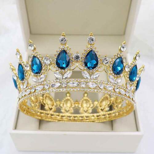 Vintage Wedding Queen King Tiaras and Crowns Bridal Head Jew