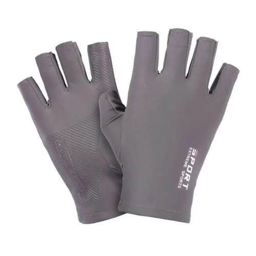 Ice Silk Halffinger Cycling Gloves for Men and Women Outdoor