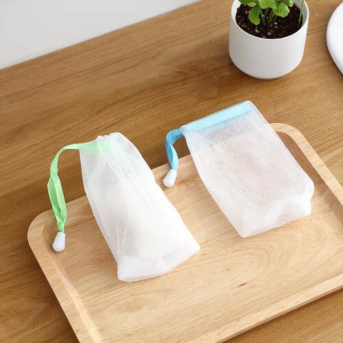 Foaming Mesh Pouch for Facial Cleanser - Hangable, Gentle on