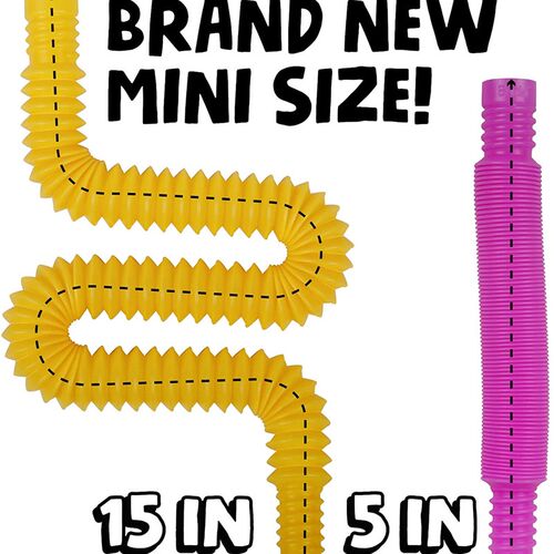 4 Pack Mini Tube Sensory Fidget Toy Colorful Heavy-Duty  for