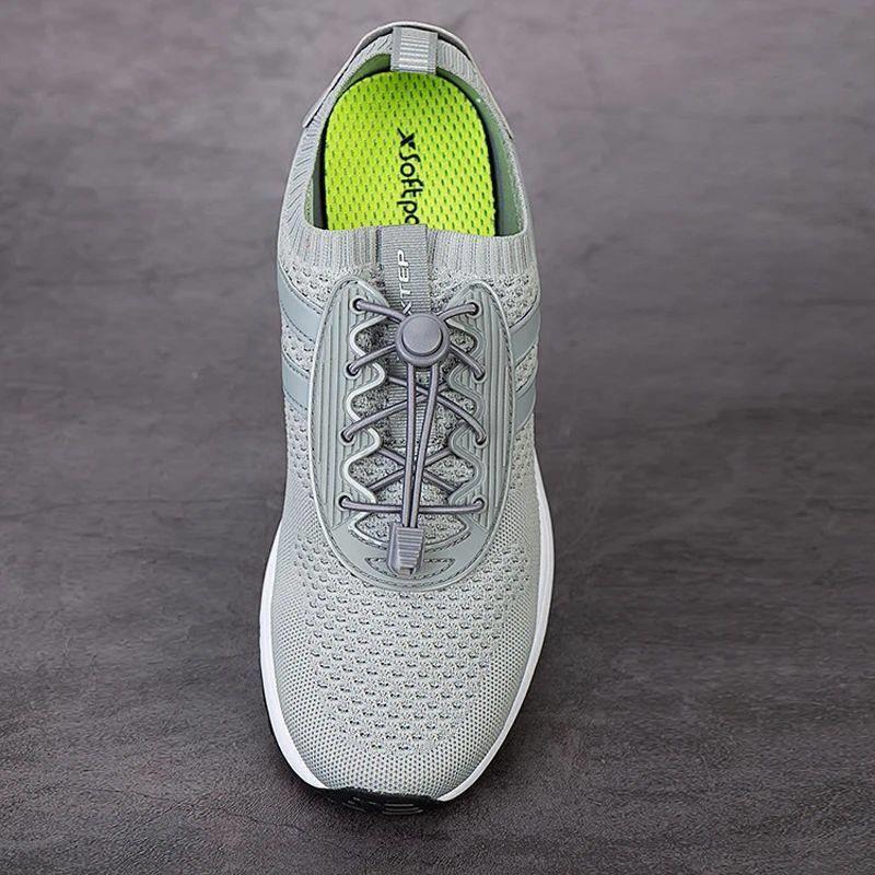 120CM No tie Shoelaces Round Elastic Shoe Laces For Kids and - 实物图